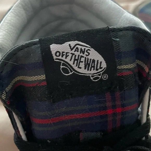 Vans Tartan Gum Checkered Sk8-HI Skater Shoes Sneakers 8 - Picture 3 of 10